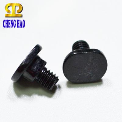 China SS304 Taiwan Manufacturer Flat Cap Head Black Oxide Machine Nut Screw Bolts for sale