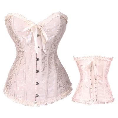 China New Custom Logo Brand Colombian Faja Polyester Corset Back Support Waist Trainer Women Corset for sale