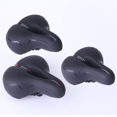 China Comfortable Multi Color Widen Shockproof MTB Saddles Soft Comfortable Cycling Bicycle Saddle for sale