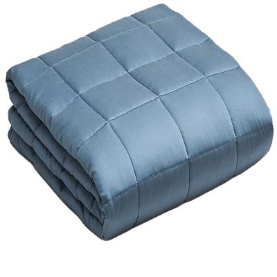 China PORTABLE High Quality Bamboo Weighted Blanket Cooling Weighted Blanket Comfort Weighted Bamboo Blanket for sale