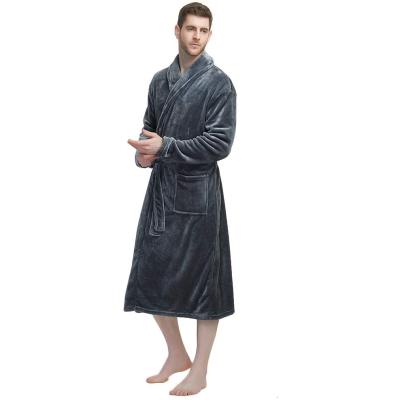 China Turkish Cotton Nightgown Light Fabric Wearable Long Plush Hooded Classic Soft Warm Bathrobe Long With Options Mens Full Length Robes for sale