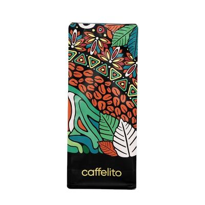 China Custom Printing 500pcs Moisture Proof To Start Coffee Bags Custom Wholesale Coffee Tea Bags Spices Sprinkle Eco Coffee Bags With Valve And Zipper for sale