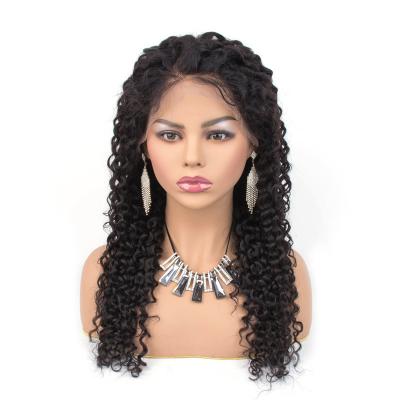 China Curly Curly Factory Directly Supply 360 Lace Frontal Human Hair Wig for sale