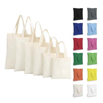 China Eco-Friendly Small To Large Canvas Bag Empty Shopping Bag Weight Capacity Gift Bag Logo Custom Tote Portable Shopping Tote Bag Large for sale