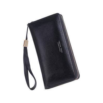 China Large Capacity Card Holder/Phone Bag Money/Coin/PU With Long Short Fashion Trend Wallets Handle Card Holder Money Purses Handle Clutch Phone Wallets Women for sale