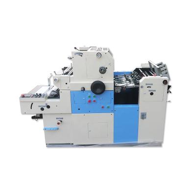 China 2020 Printing Shops Hot Sales Single Color Offset Printing Machine With Numbering&Perforating ZR47IINP for sale