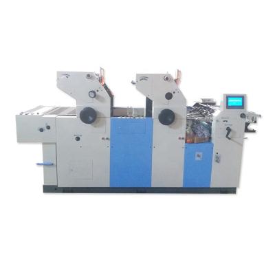 China 2020 Stores Hot Sales 2 Color Nonwoven Bag Offset Printing Machine ZR262II Size 620x450mm ZR262II A2 Printing for sale