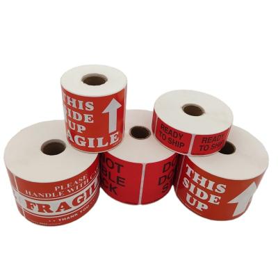 China Wholesale Custom Waterproof Blank Shipping Label Thermal Printer Roll Labels Self Adhesive Packaging Label for sale