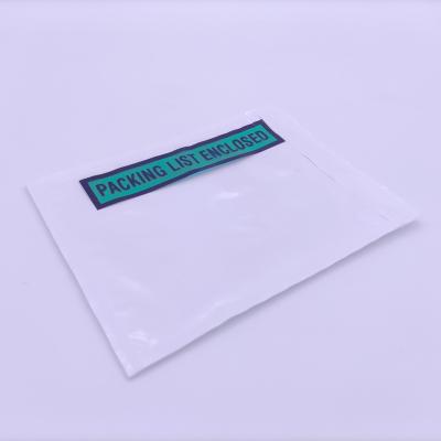 China Fangda Moisture Proof Packaging Top Printing Self Adhesive Packing List Envelope for sale