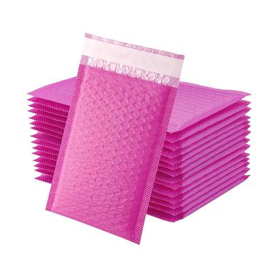 China Strong Adhesive Shipping Padded Mailing Bags Lace Poly Bubble Mailers Wrapped for sale