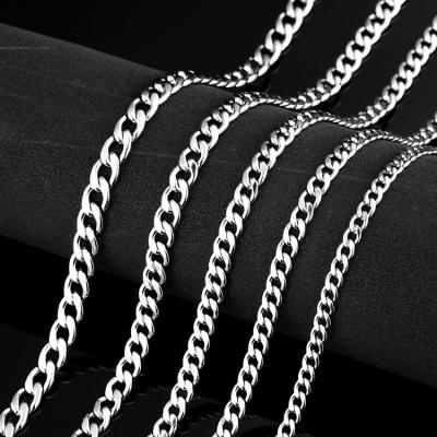 China SS8-BN1025 CLASSIC Steel Soldier Wholesale Titanium Steel Twisted Rope Chain Twist Link Chain Necklace 4mm for sale