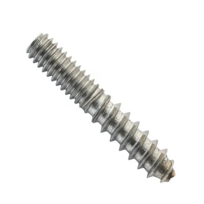 China No Head M8 X Thread 50 Wood Hanger Bolts Finger Screw for sale