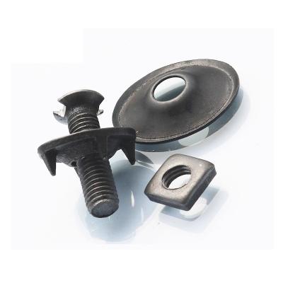 China DIN 15237 Black Steel Fanged Elevator Belt Bolts With Fangs for sale