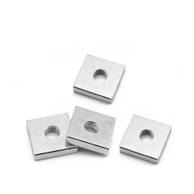 China Retail Industry Standard DIN562 All Grade B Material Thin Square Nuts for sale