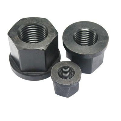 China Heavy Industry Quality Supply High Strength Black Hex Flange Nut for sale