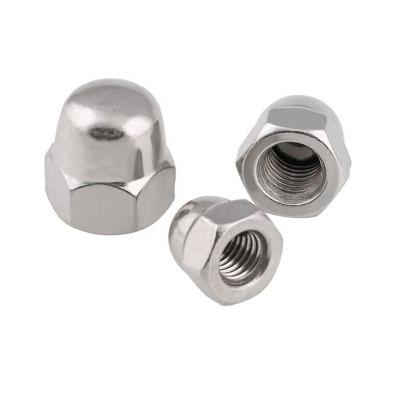 China Heavy Industry M6 Stainless Steel A2-70 DIN1587 Hexagon Dome Capped Cap Nuts for sale