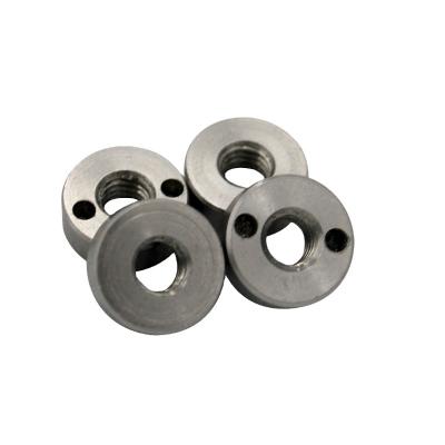 China DIN547 M3-M10 304 316 Heavy Industry Stainless Steel Round Nuts With Holes Drilled In One Face for sale