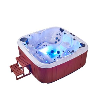 China Best Selling Modern Acrylic Hydraulic Home Outdoor Hot Tub Whirlpool Bath Spa Spa JY8801 for sale