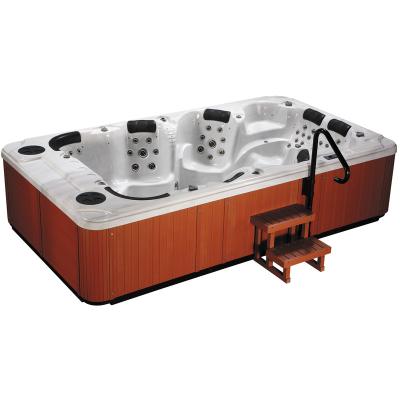 China China Factory Hot Tub Pool Bath Spa Automatic Outdoor Whirlpool Post Rectangular Hot Tub for sale