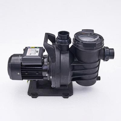 China Factory Swimming Pool Equipment DC 220v Water Motor Pump Plastic Electric Black Pool Pump for sale