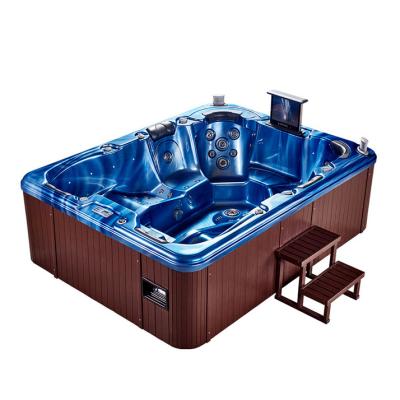 China Modern Chinese Outdoor Spa Swimming Pool 8 Person Good Quality 4 Seater Hot Tubs for sale