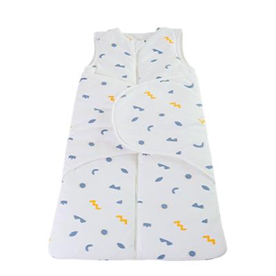 China Quality Design Intimate Breathable Guarantee Universal Baby Sleeveless Knitted Cotton Wrap Sleeping Bag for sale