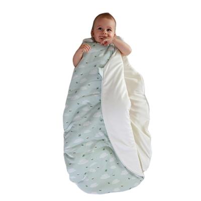 China Breathable Backing Customized Cute Printing Design To Keep Winter Warm Cotton Baby Wear-Resistant Blanket Sleeping Bag for sale