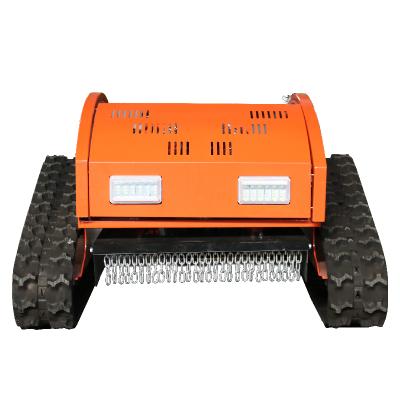 China 4-Stroke Lawn Mower Mini Wheel Lawn Mower Remote Control Slope Mower for sale