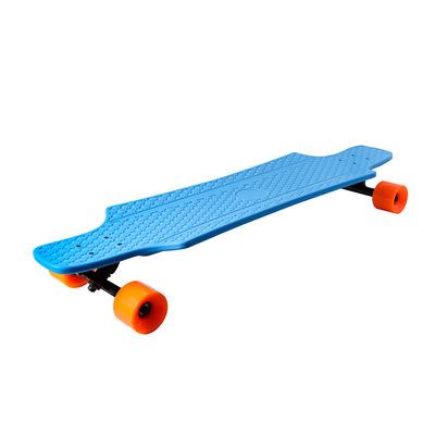 China Young people hot wholesale cheapest comfortable colorful longboard kids plastic skateboard for sale