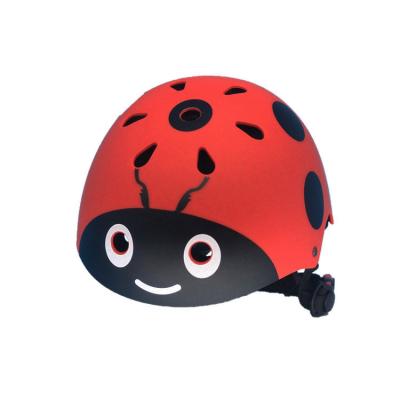 China Ladybug Classic Protective Safety Short Skate Track MIPs Cascos de Para de ciclismo Speed ​​Head Kids Compounds Safety Skating Helmet for sale