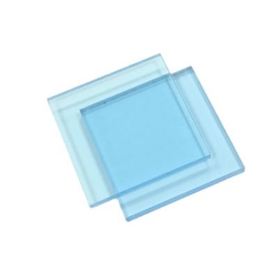 China Decoration Yageli China factory cut to size custom thickness plexiglass pmma light blue translucent acrylic sheet for display for sale