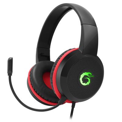 China Led Light 40mm Speaker Banding Gaming Quality Universal Headset With Microphone For Computer for sale