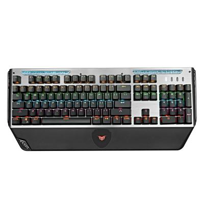 China 104 key China manufacture professional newcomer popular gaming mechanical keyboard for sale