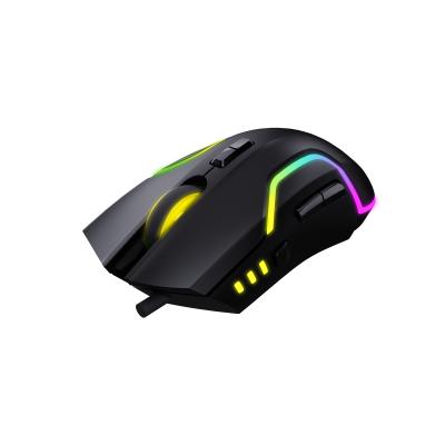 China Exquisite RGB Light Structure Manufacturing Newest Hot Selling High Quality Design Gaming Mouse Newest for sale