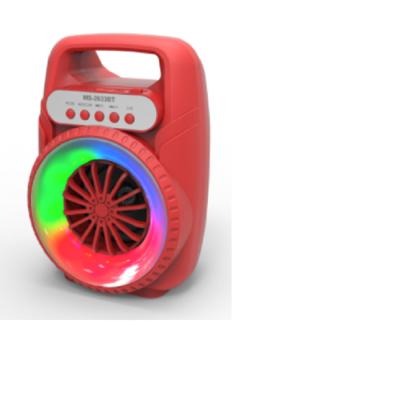 China New Beautiful LED Flashing Light Portable Blue Tooth Speaker with FM, Auxin, Record& MIC Function for sale