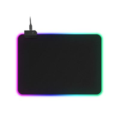 China Durable custom logo large size xxl colorful led rgb lighting anti-sl gaming mouse pad for sale