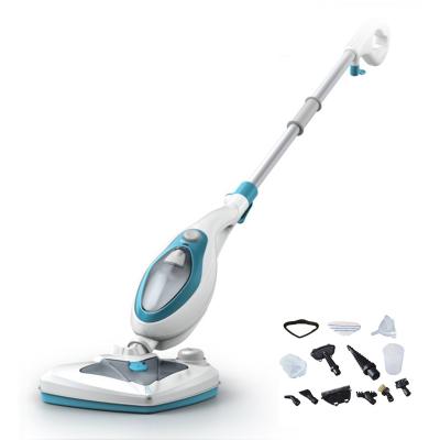 China Hotel BSCI GMP Factory 1500W Multifunction Electric Steam Mop Carpet Steam Cleaner With Detergent Spray for sale