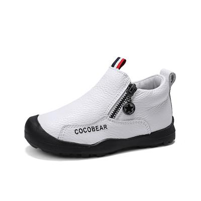 China Boys Anti-slippery Wedding Leather Shoes for Kids School Shoes Children Oxford Dress Banquet Genuine Leather Black Rubber Sole Pigskin Indoor for sale