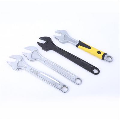 China Carbon Steel Construction Site Hand Tools 10 Inch Adjustable Spanner Wrench for sale