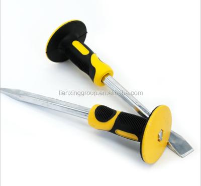 China Carving DIY Tools Flat Chisel Cold Chisel With Plastic Handle for sale