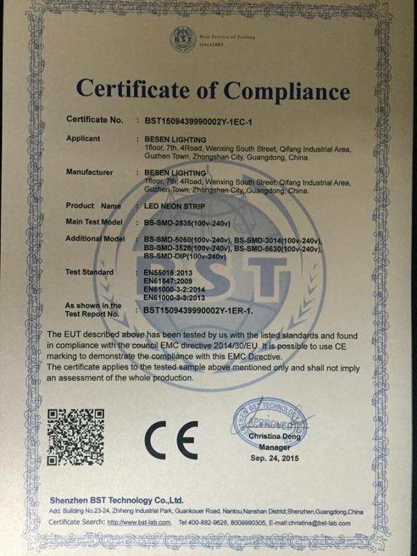 CE - Zhongshan Besen Technology Co., Ltd.