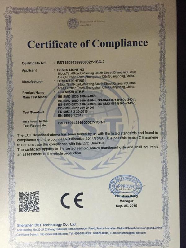 CE - Zhongshan Besen Technology Co., Ltd.