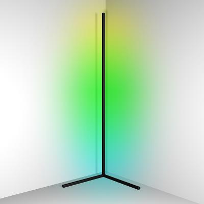 China Modern BesenLed Dimming Modern Floor Lamp RGB Outdoor Led Single Standing Lamp Corner Light Dropshipping for sale