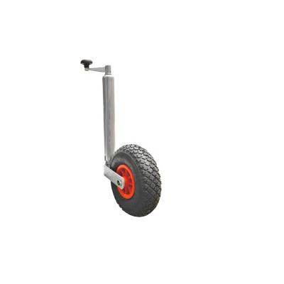 China Heavy Duty Pneumatic Trailer Parts TOWKING 75kg Jockey Wheel 48mm Jockey Wheel Zinc Plating for sale