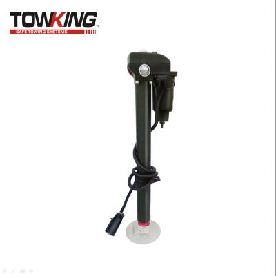 China Electric Trailer Parts TOWKING 3.5k 12V Trailer Jack Camper Trailer Stabilizer With Drop Leg for sale