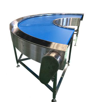 China Food Grade Good Quality Heat Resistant 90 Degree Curve Belt Conveyor for sale