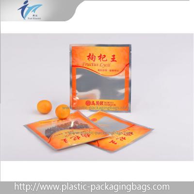 China 100G Customized Logo Printing Vacuum Seal Food Bags With Tear Notch for sale