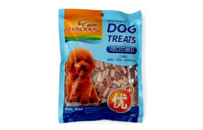 China PET / VMPET / PE Pet Food Bags , Dog Food 3 Side Seal Bag for sale