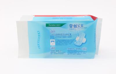 China Heat Seal Sanitary Napkin Bags , Custom Printed Gusset Bag for sale