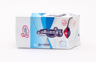 China Plastic Sanitary Towel Bag Side Gusset With Adhesive Sticker for sale